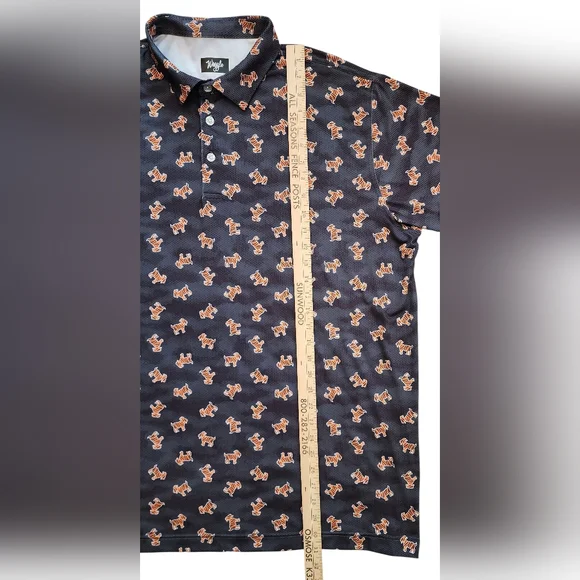 Waggle 2XL The GOAT Collection Performance Polo Shirt Tiger Woods XXL - Picture 9 of 10